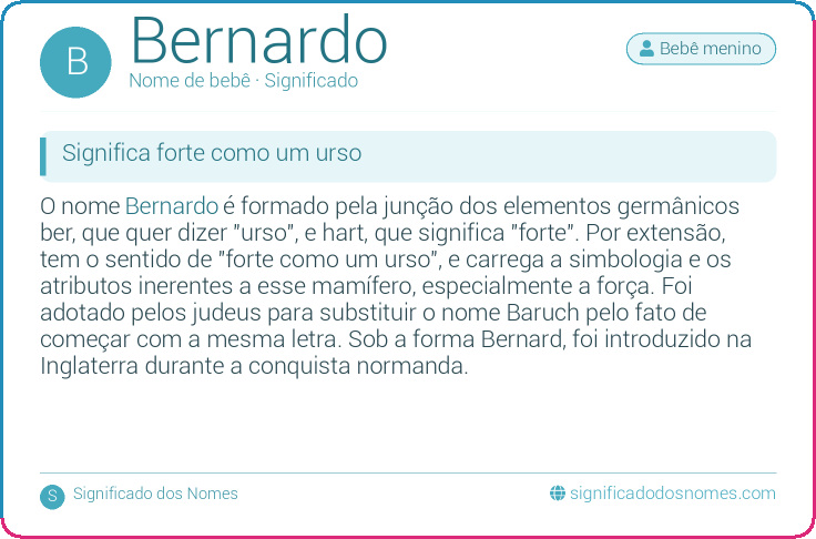 Bernardo