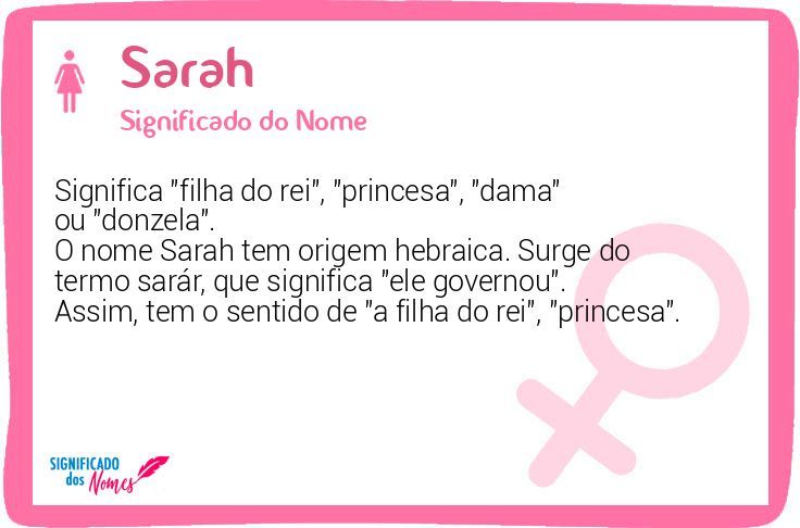 Sarah