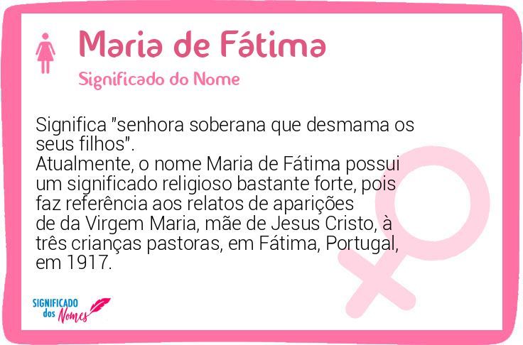 Maria de Fátima