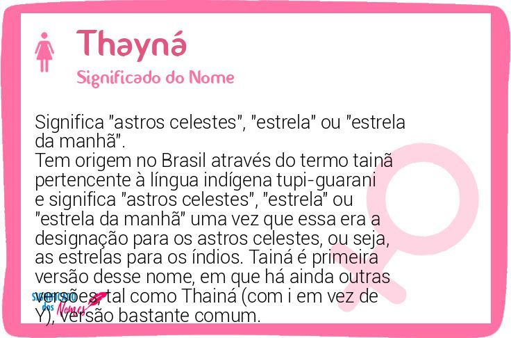 Thayná