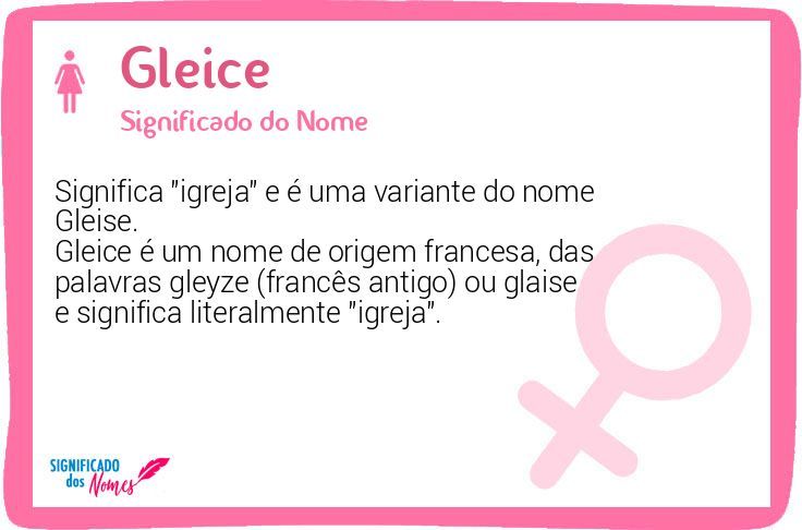 Gleice