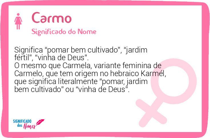 Carmo