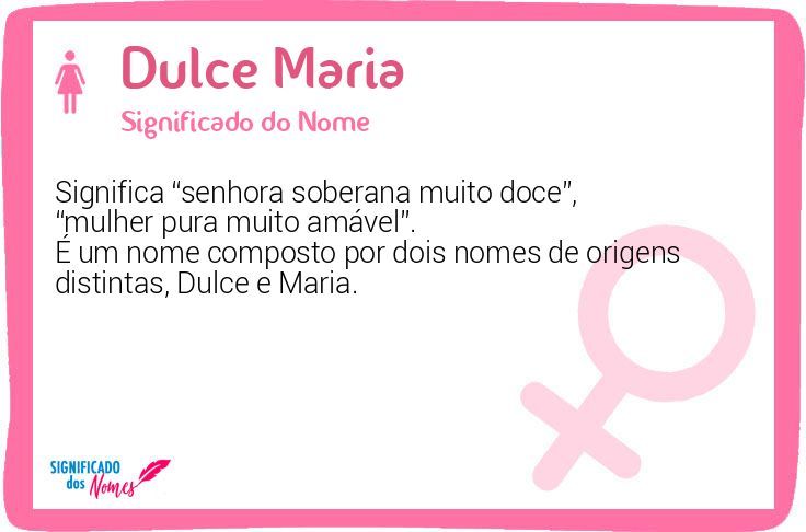 Dulce Maria