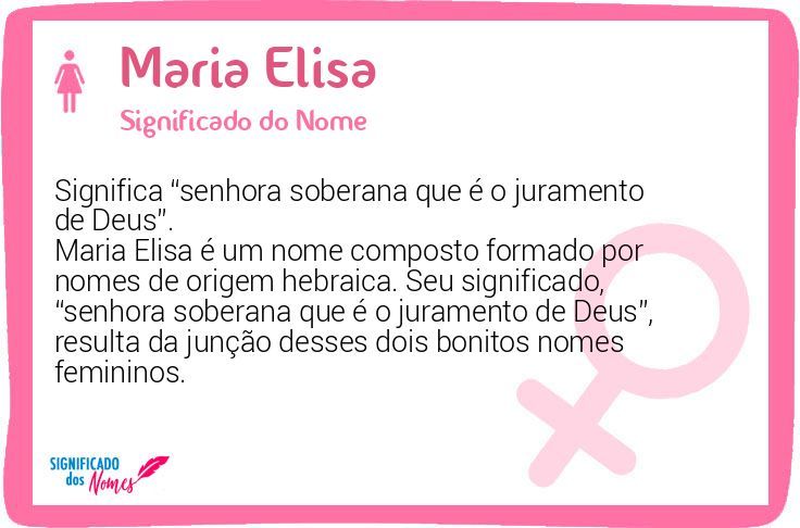 Maria Elisa