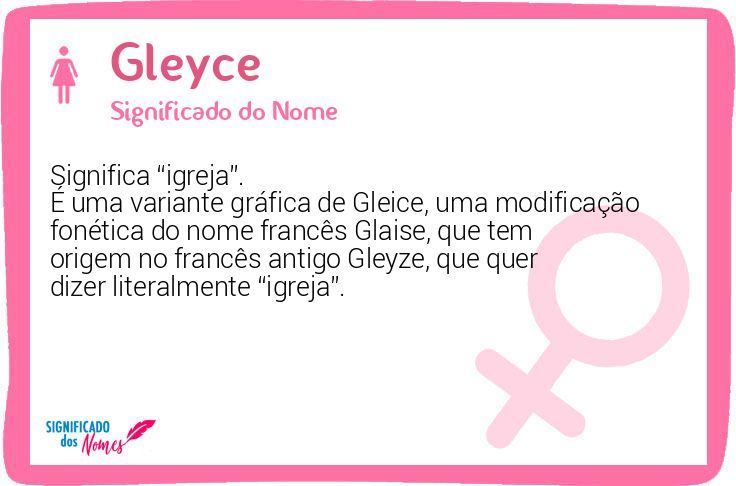 Gleyce