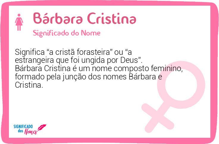 Bárbara Cristina
