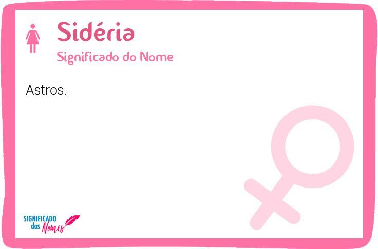 Sidéria