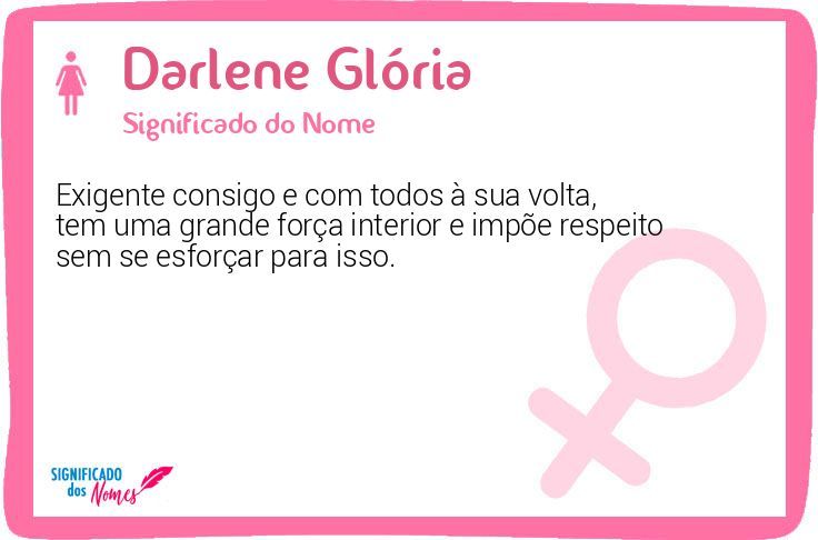 Darlene Glória