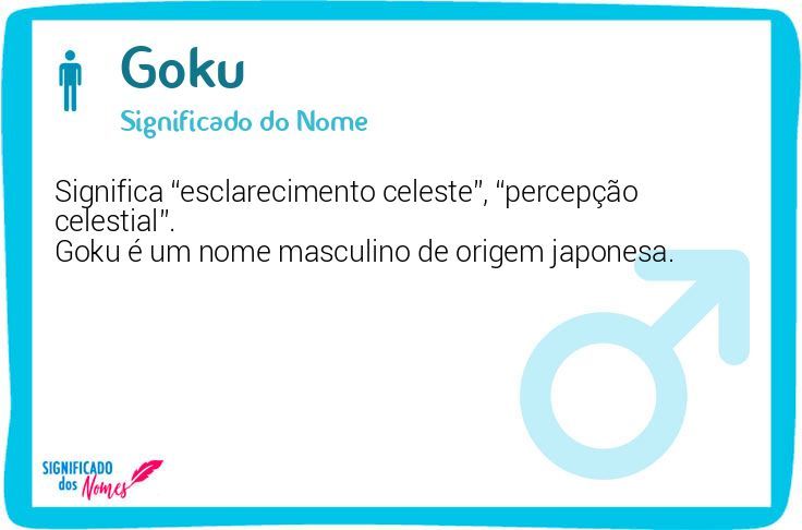 Significado do Nome Goku - Significado dos Nomes